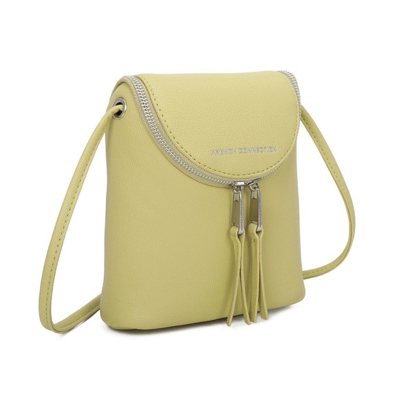 FRENCH CONNECTION Crossbody Handbag Purse Green Wasabi Women NWT $78 - Picture 3 of 14